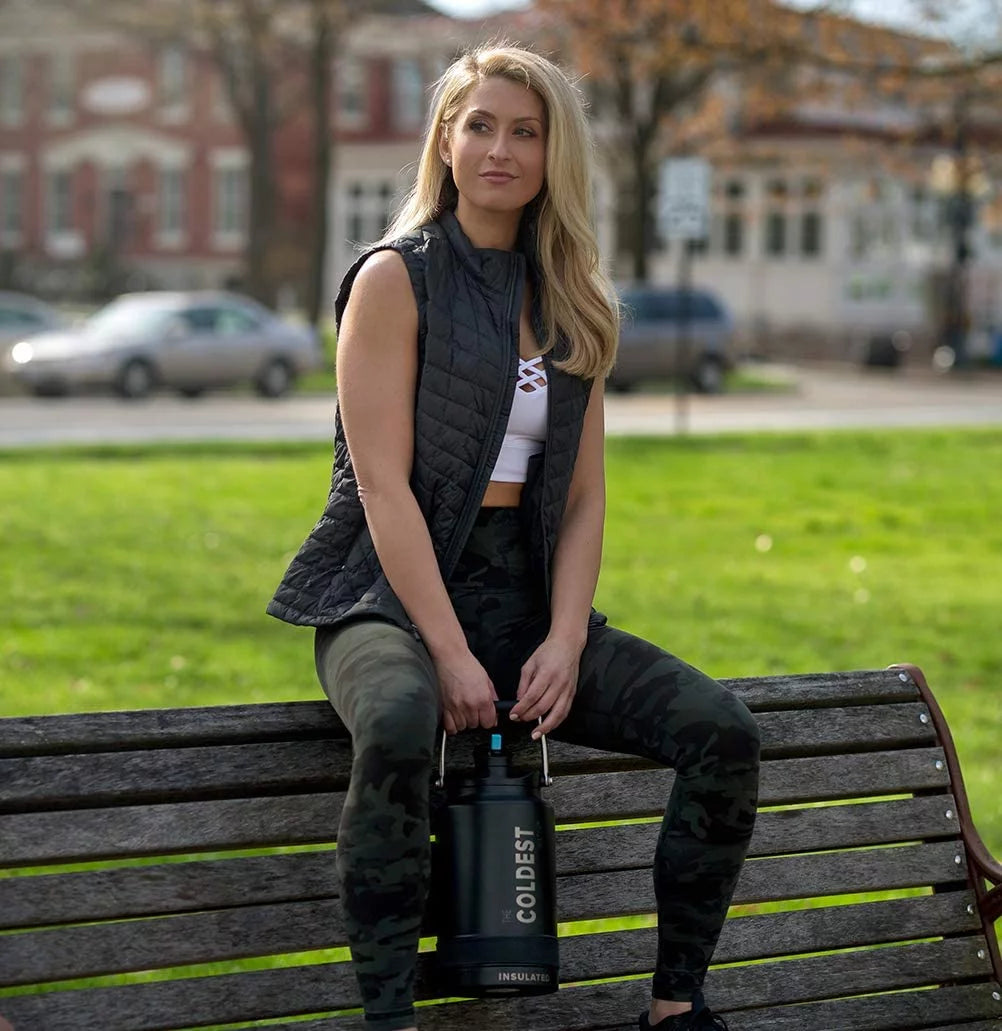 128 oz Leak Proof Vacuum Insulated Stainless Steel Water Bottle I9013