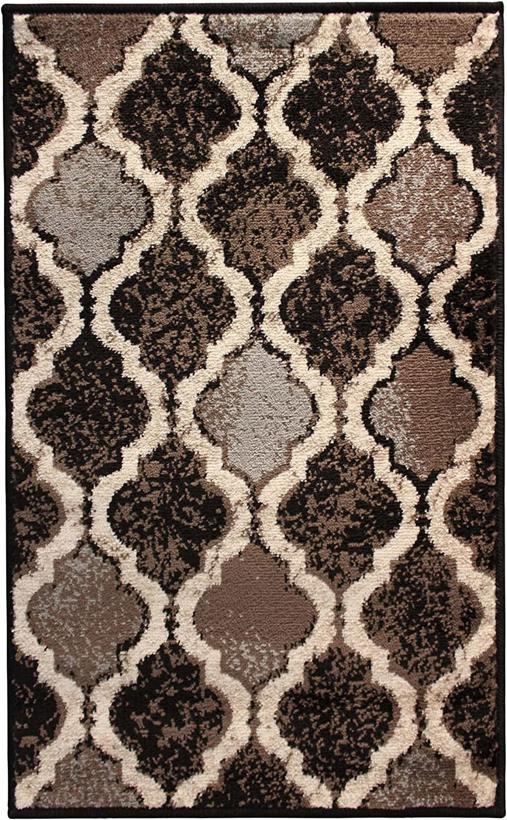 Chocolate 5' X 8' Jute Backing Area Rug B42001