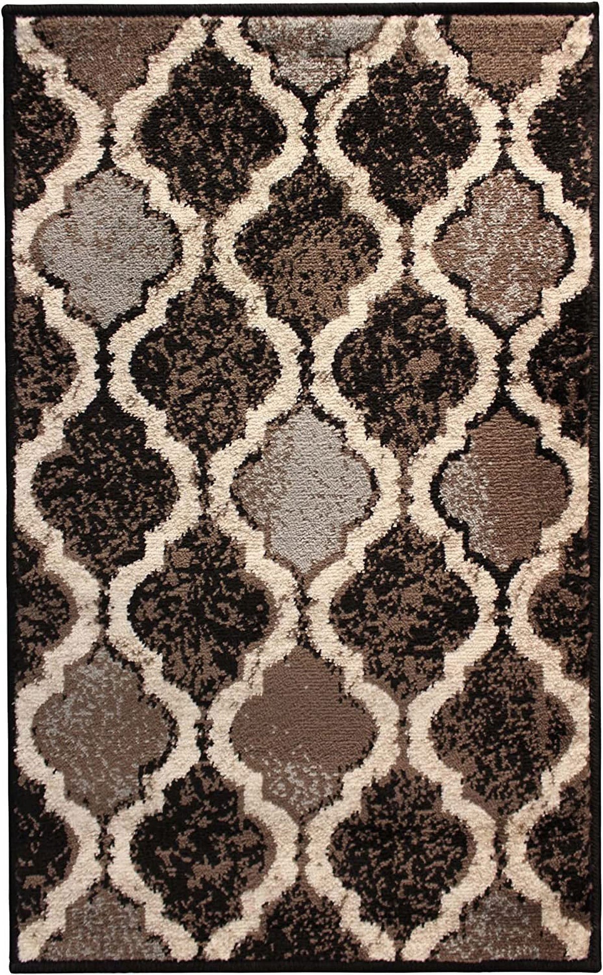 Chocolate 5' X 8' Jute Backing Area Rug B42001