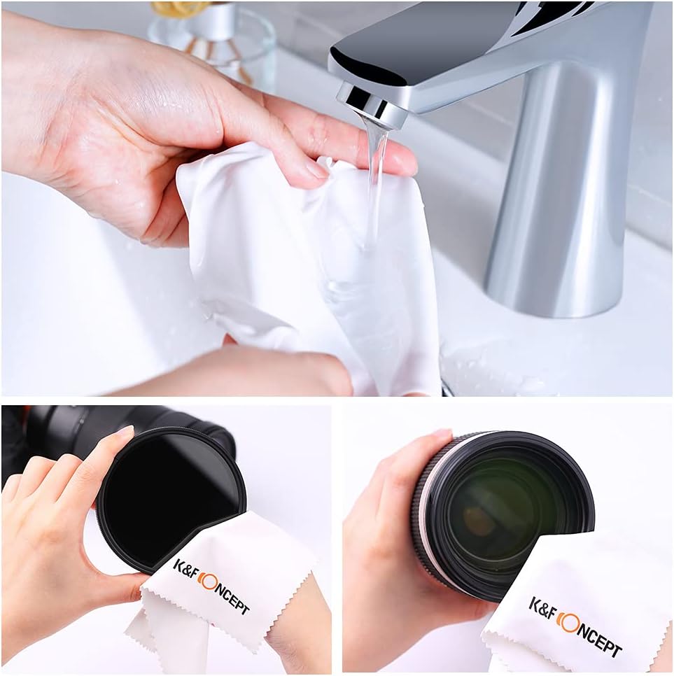 37mm Variable ND Filter ND2 to ND400 Lens Filter Kit with Cleaning Cloth A683102