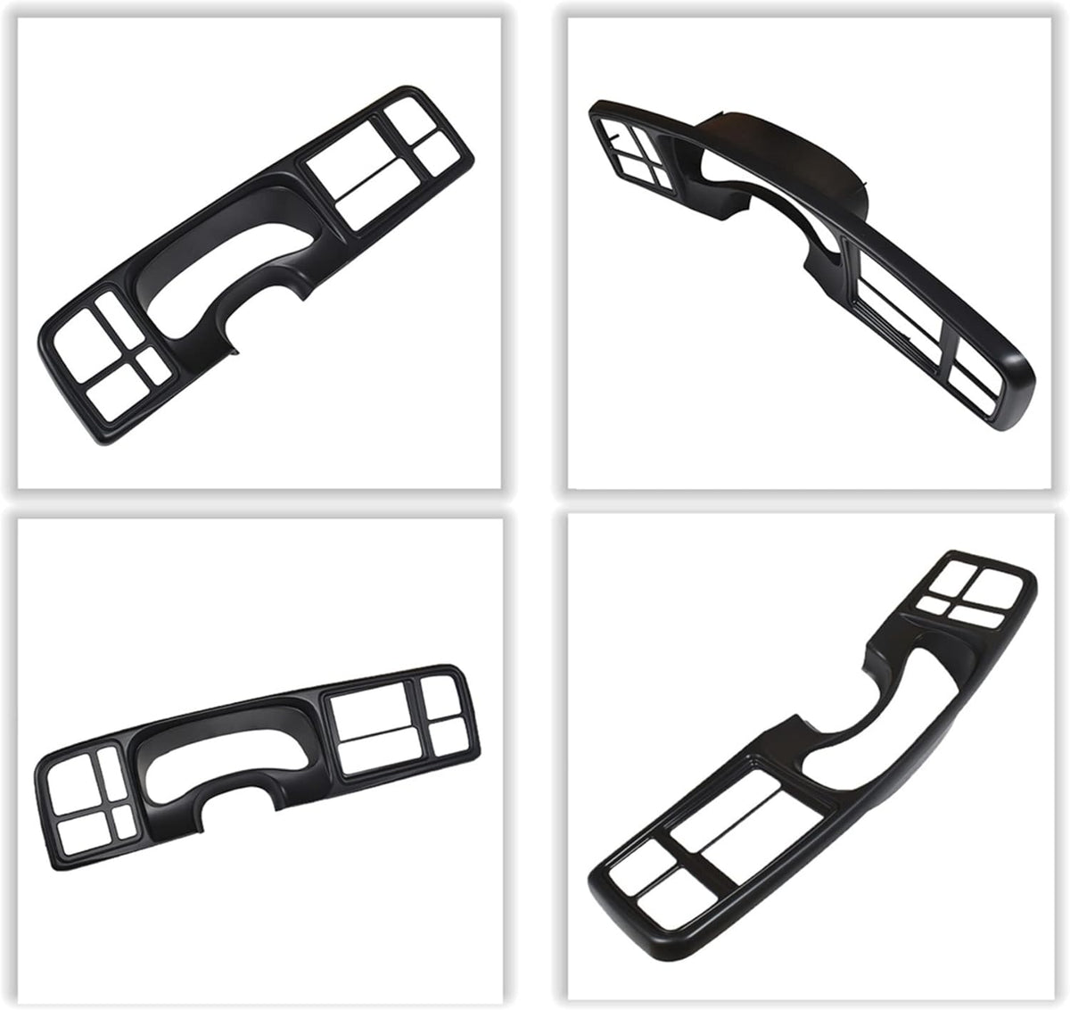 Double Din Truck Dash Kit Replacement Matte Black F58167