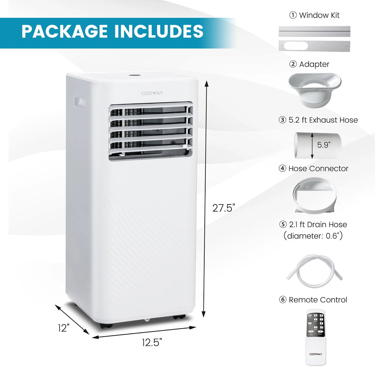 10000 BTU Portable Air Conditioner U634