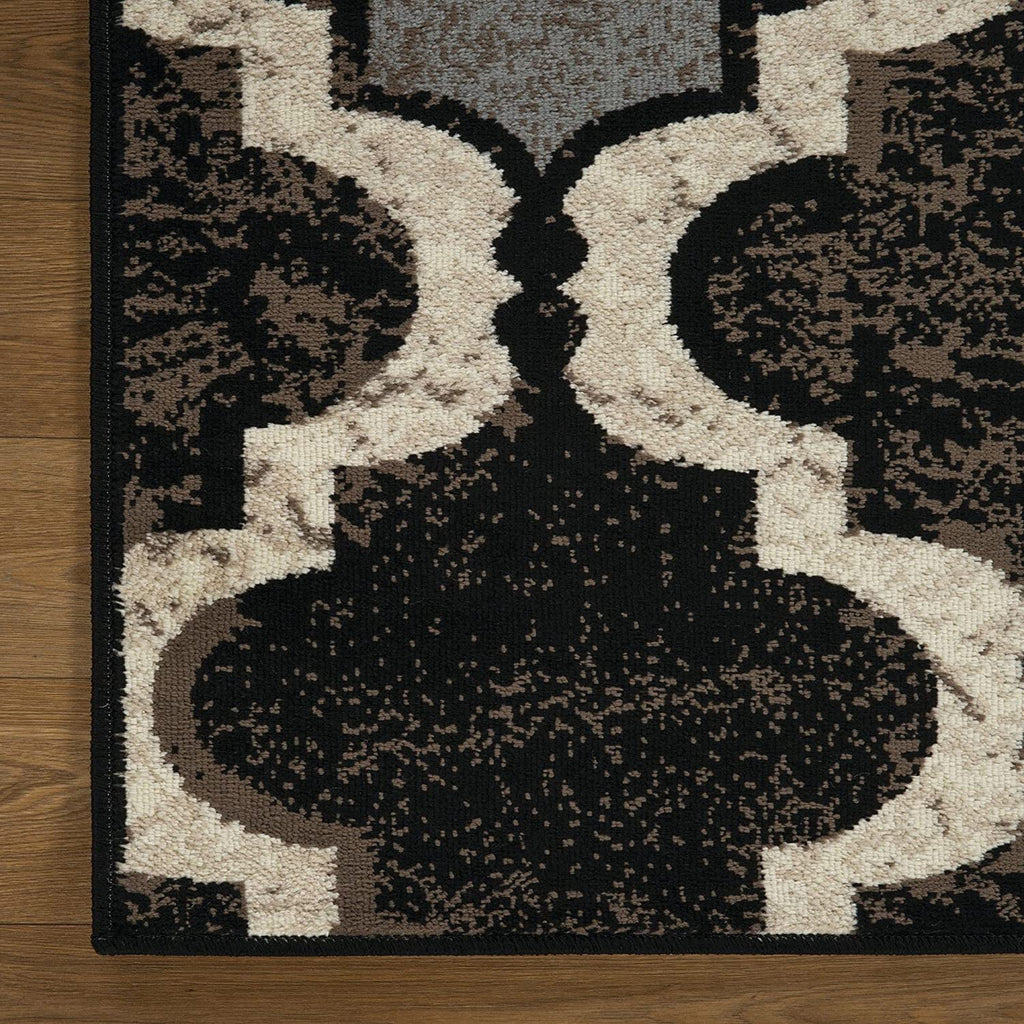Chocolate 5' X 8' Jute Backing Area Rug B42001