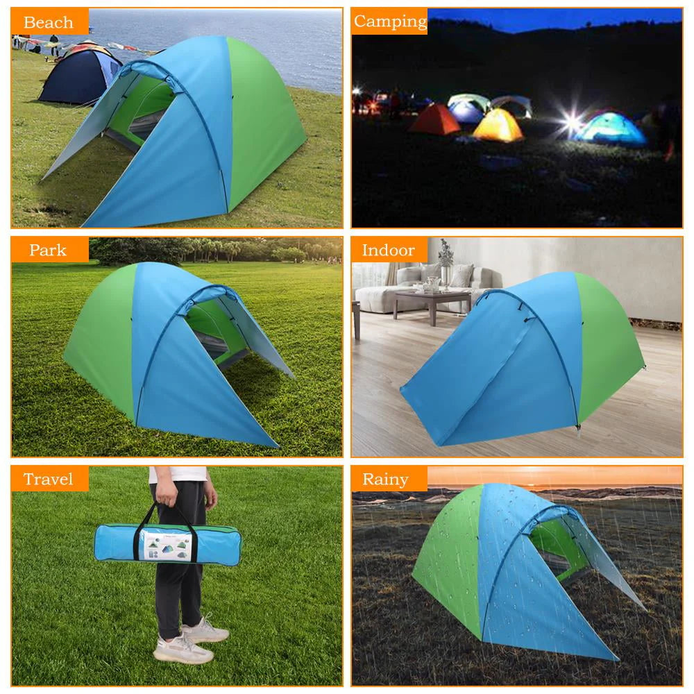 Blue Green Oxford Fabric Single Person Tent J50366