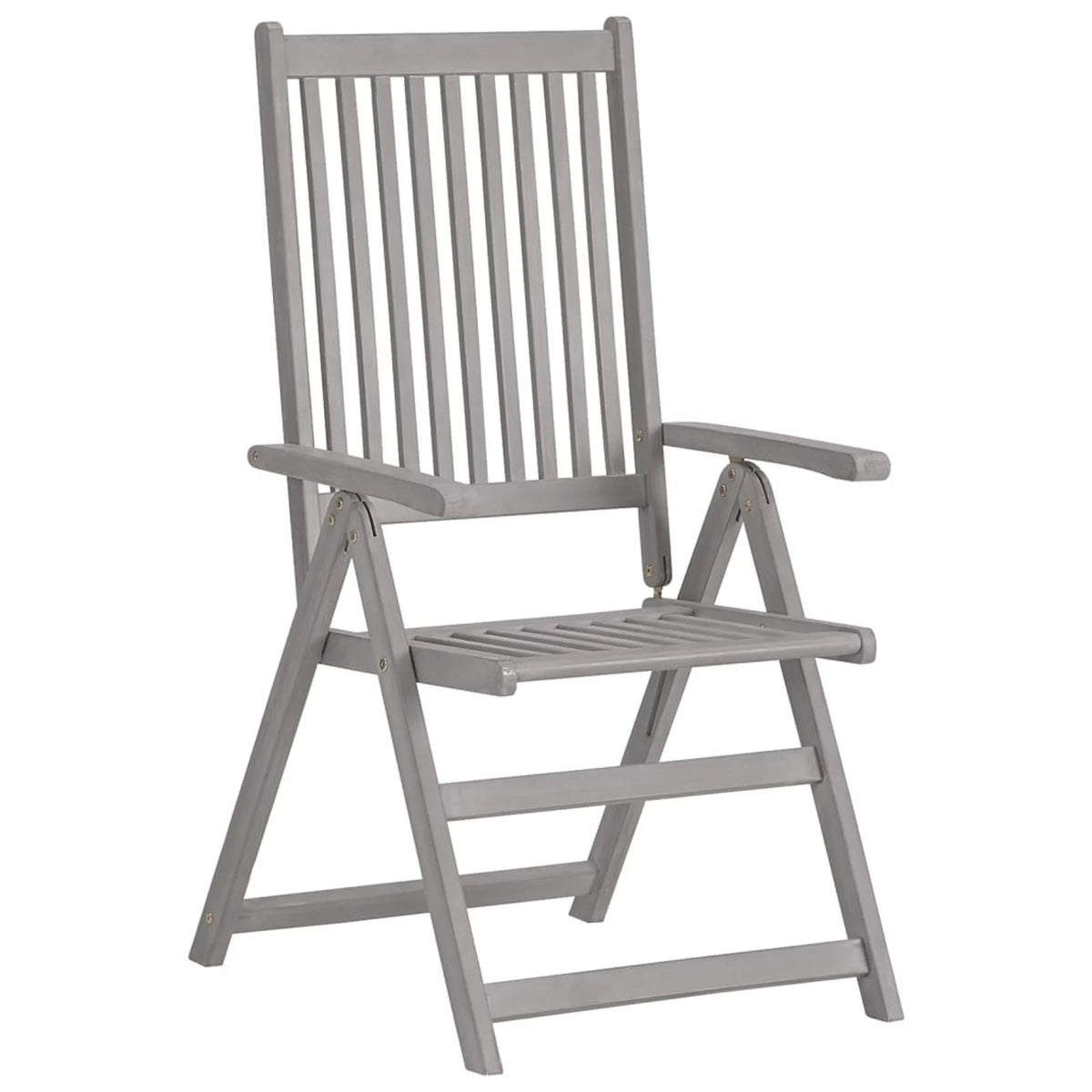7 Piece Gray Acacia Wood Outdoor Dining Set G9681