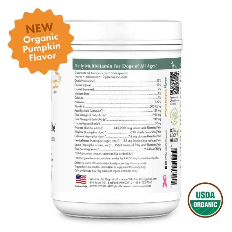 Organic Pumpkin Supplement for Dogs B274653