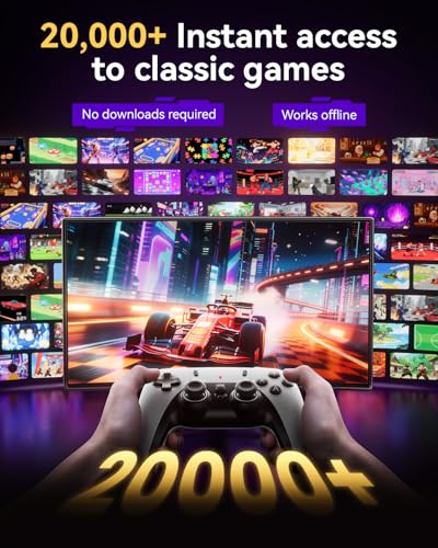 4K HDMI Retro Gaming Console with 20,000+ Built-in Classic Video Games X64959