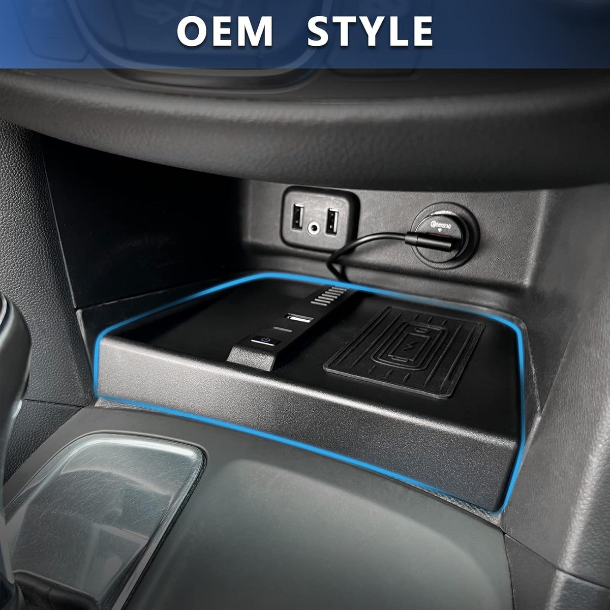 Wireless Charging Center Console Organizer O690360