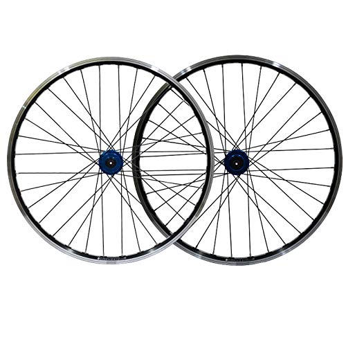 26 Inch Bicycle Wheelset 32 Hole Disc Brake V Brake Quick Release Double Layer Rim 7-8-9 Speed Wheel B99515