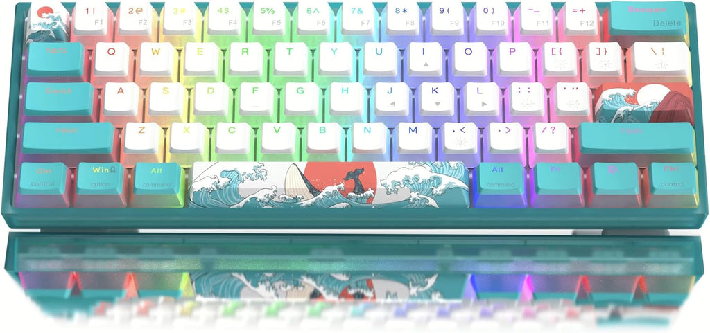 60% Wired Mechanical Gaming Keyboard with RGB and PBT Keycaps E770