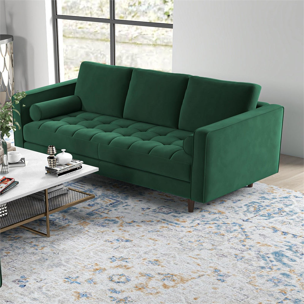 Green Velvet Sofa Set I24636