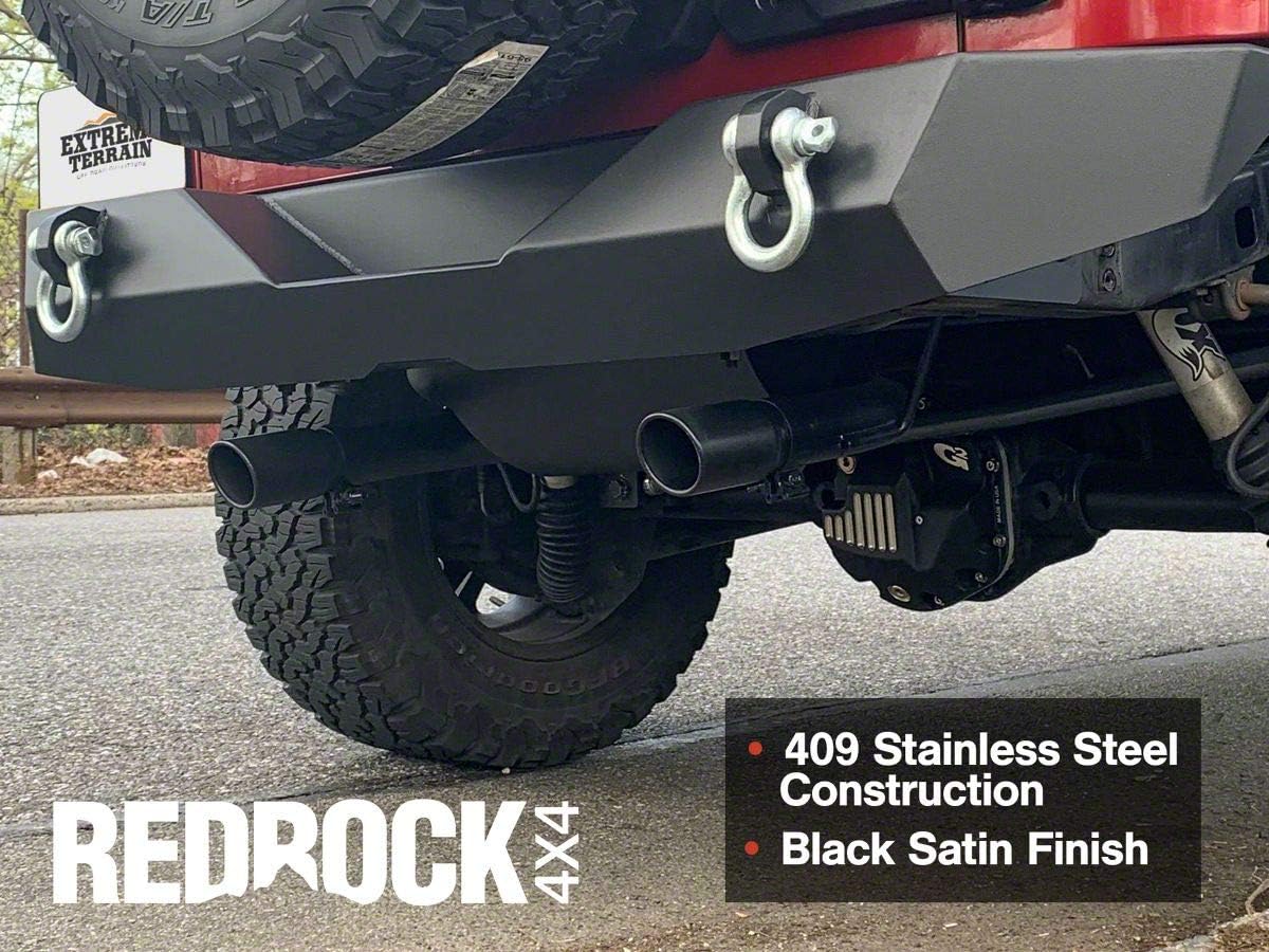 Dual Outlet Axle-Back Exhaust with Black Tips O397373