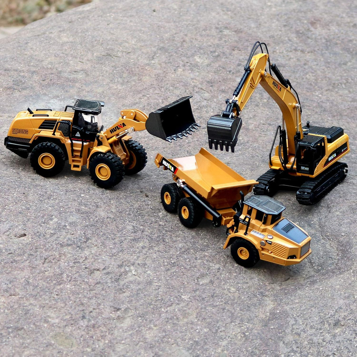 Construction Vehicle Models 1:50 Scale Pack of 3 J876