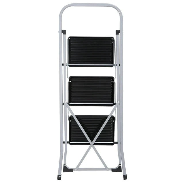 3 Step Folding Step Stool 330lbs Capacity V937294