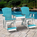 Double Balcony Height Glider with Center Table L46876