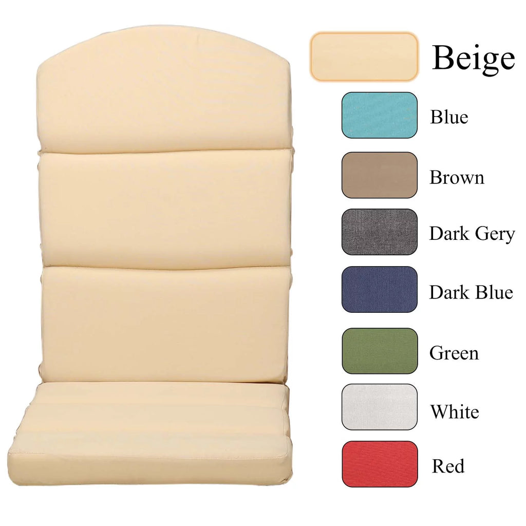 High-Back Olefin Fabric Patio Cushion Set of 2 R850575