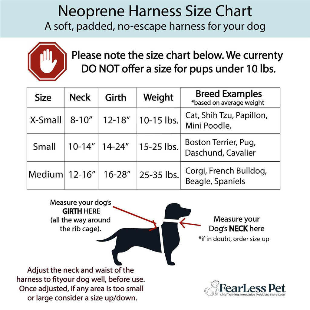 Adjustable No Pull No Escape Neoprene Dog Harness A988