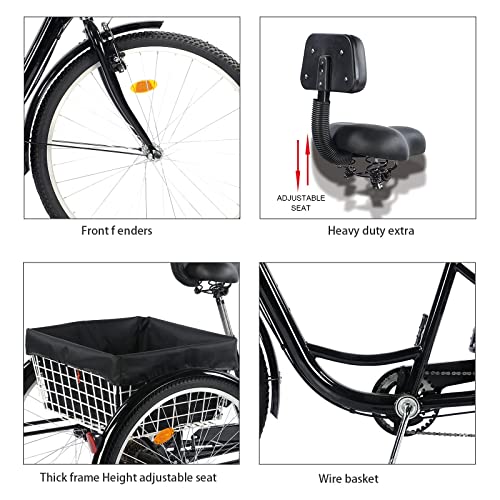 24 inch Three-Wheeled Bicycle Z85218