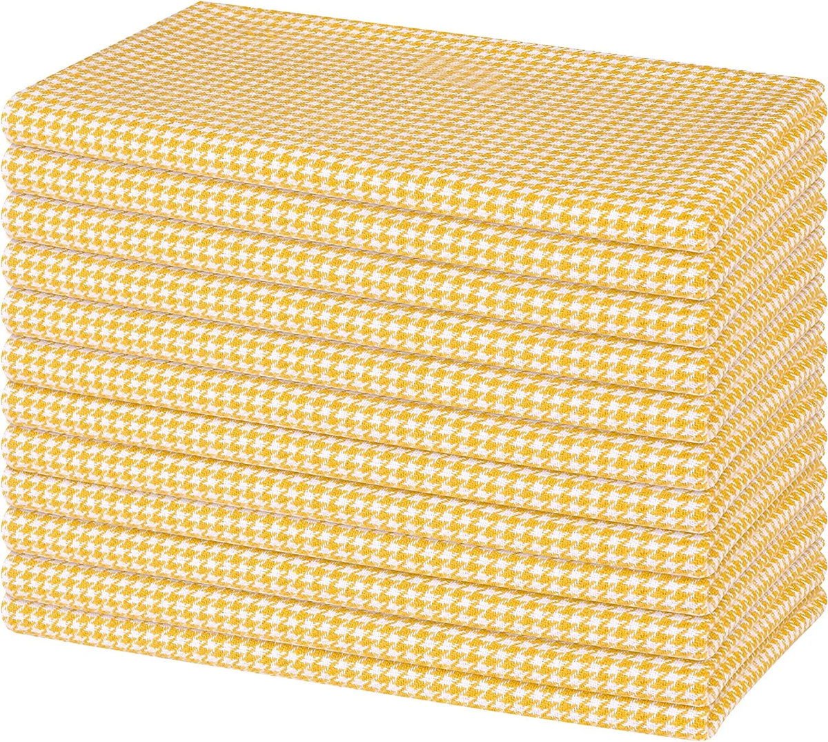 Reusable Cotton Houndstooth Cloth Napkin Set of 12 S674