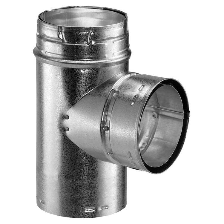 7-Inch Gas Vent Reduction Tee S3616