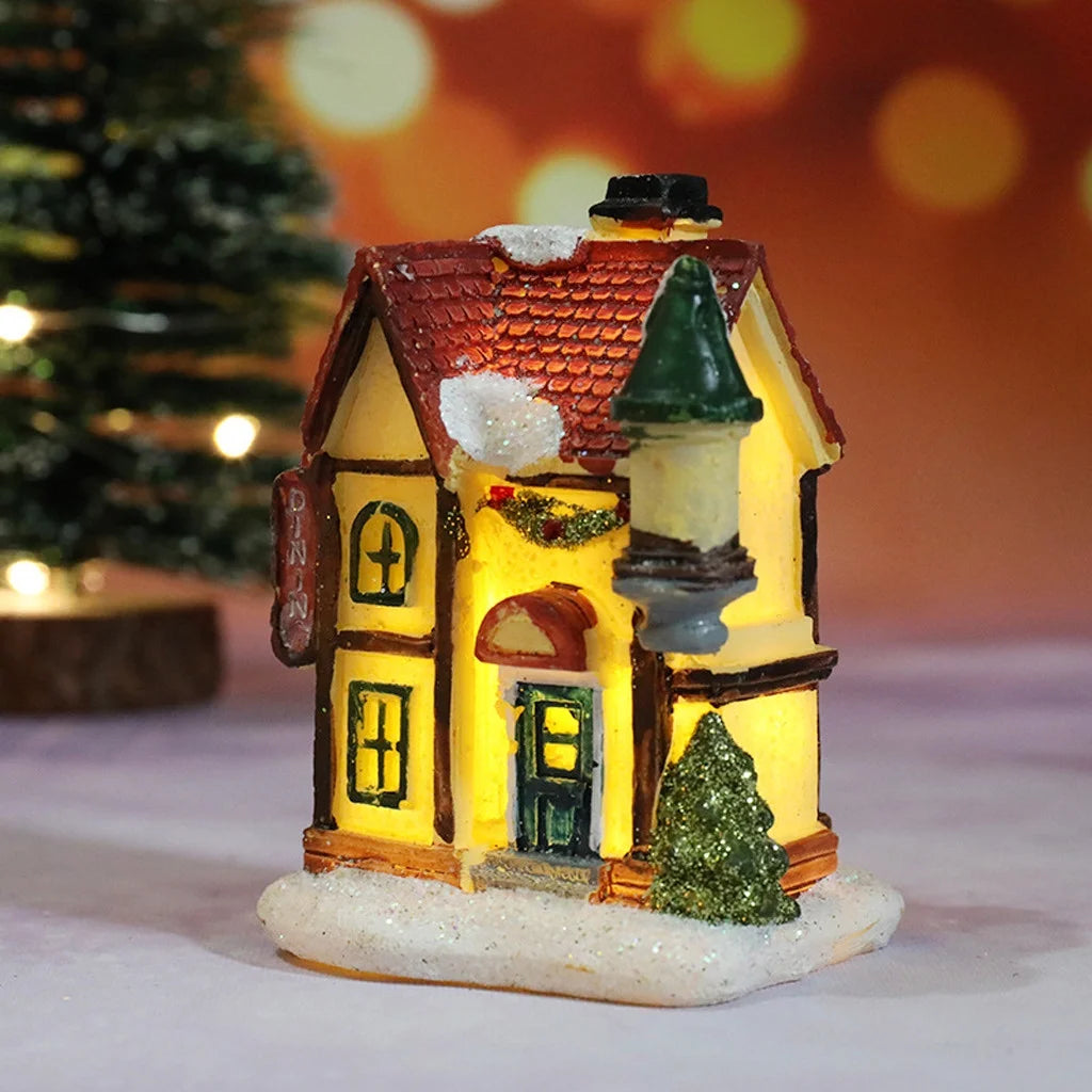 Resin Miniature House Furniture LED Decoration N5395