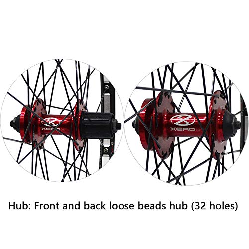 26 Inch Bicycle Wheelset 32 Hole Disc Brake V Brake Quick Release Double Layer Rim 7-8-9 Speed Wheel B99515