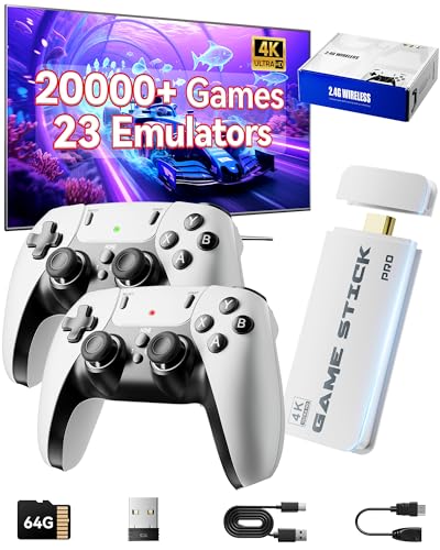 4K HDMI Retro Gaming Console with 20,000+ Built-in Classic Video Games X64959