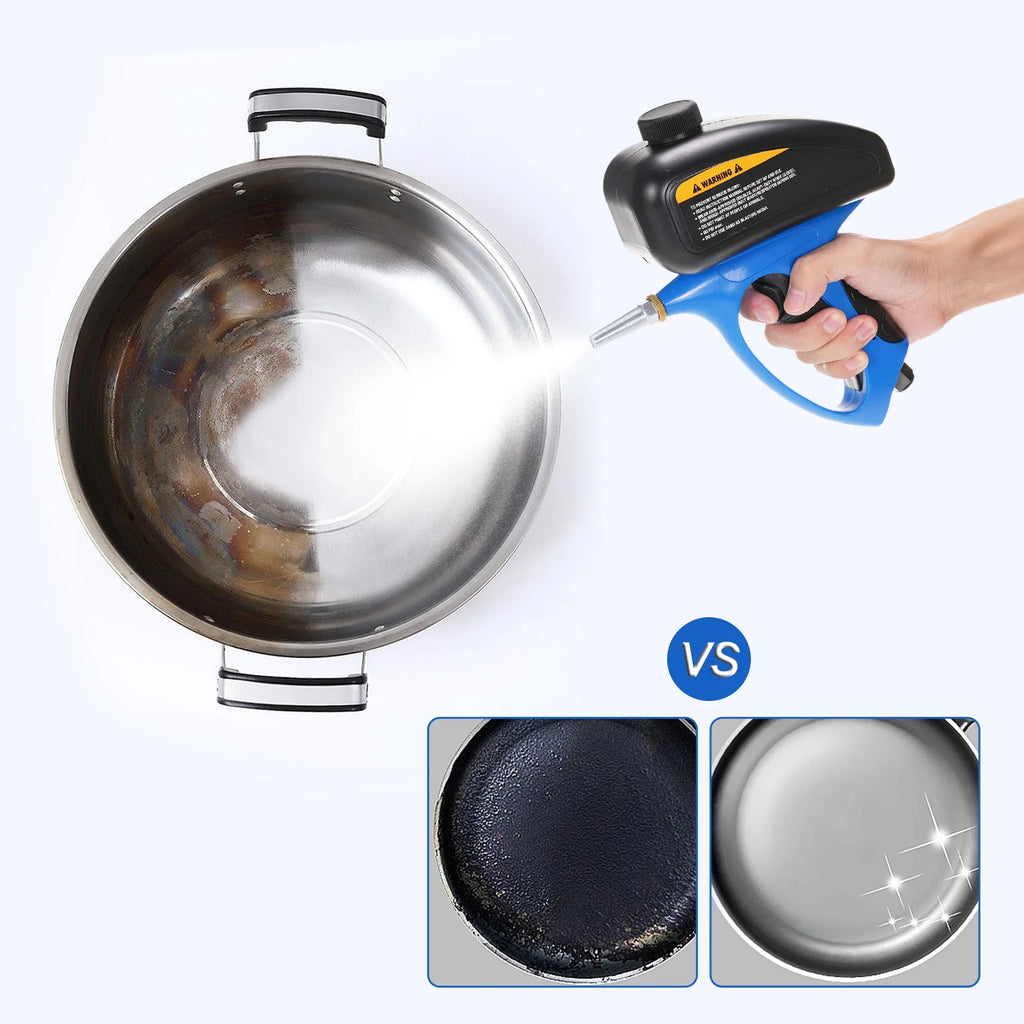 Sandblaster Handheld Pneumatic Sand Blast Machine Glass Tombstone Sprayer With Small Nozzle M44558