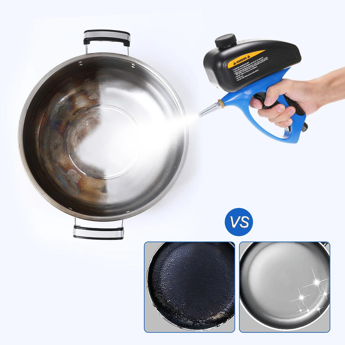 Sandblaster Handheld Pneumatic Sand Blast Machine Glass Tombstone Sprayer With Small Nozzle M44558