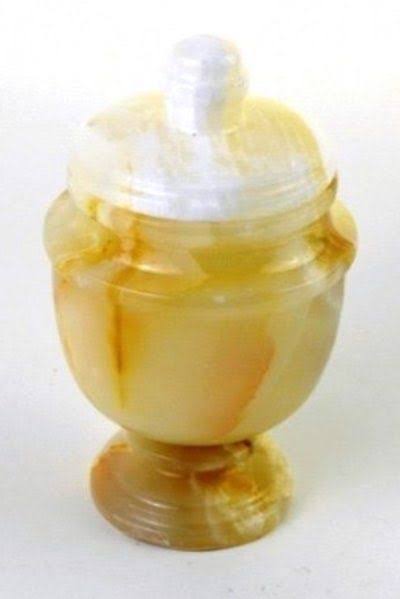 White Onyx Canister W328