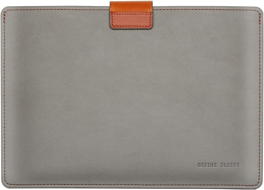 13 inch Leather Sleeve with Pu and Suede A8254