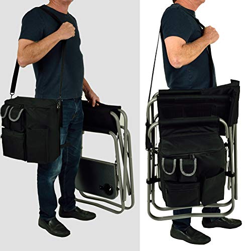Extra Wide Portable Folding Sports Chair R14927