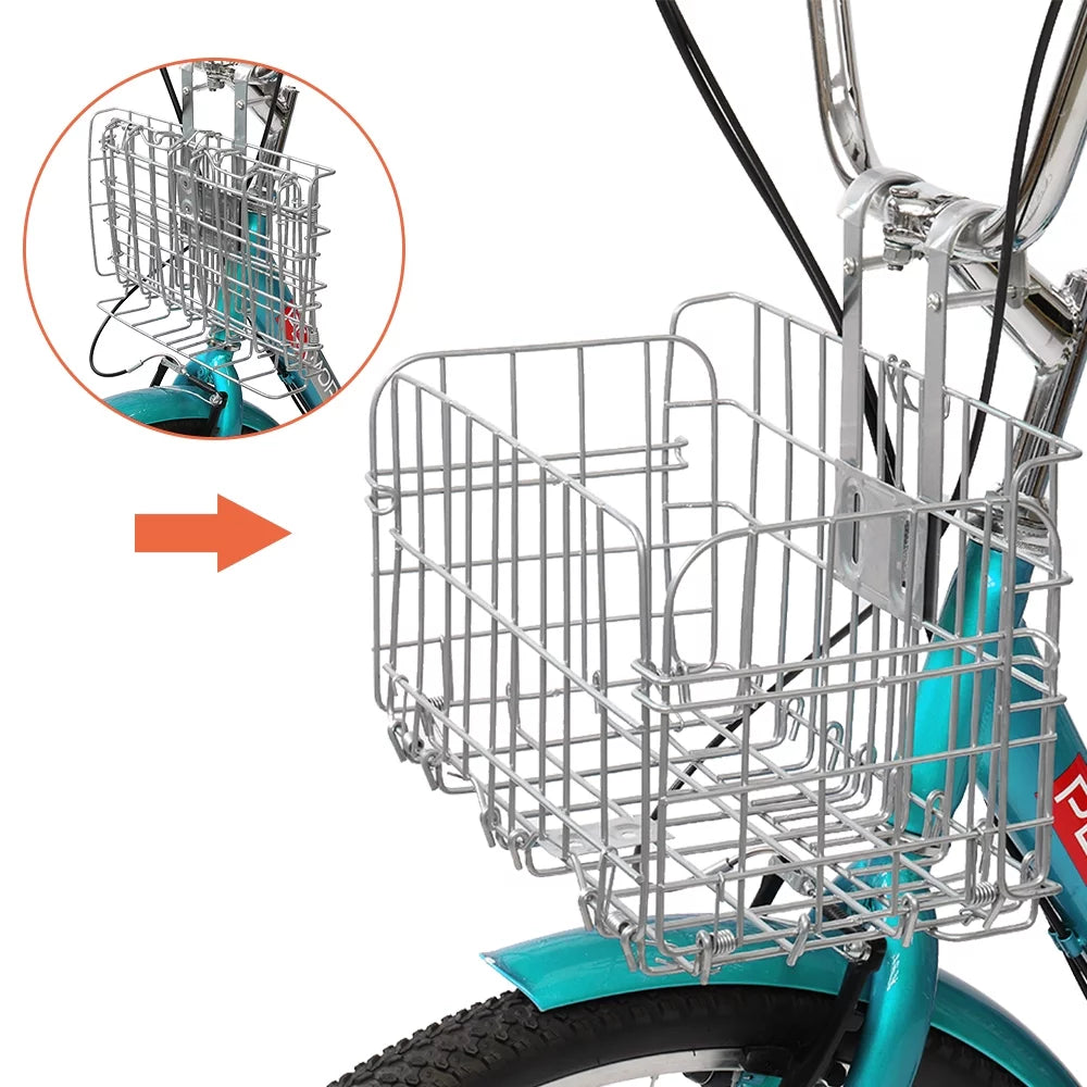 24/26 Inch 7 Speed Adult Trike with Folding Basket F69831