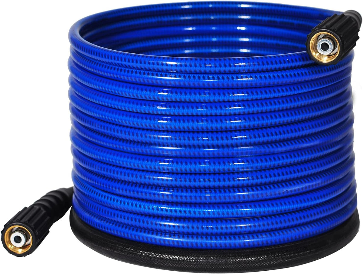 Ultra Flexible Pressure Washer Hose 3200 PSI 1/4” x 50 ft. Pack of 2 N6976