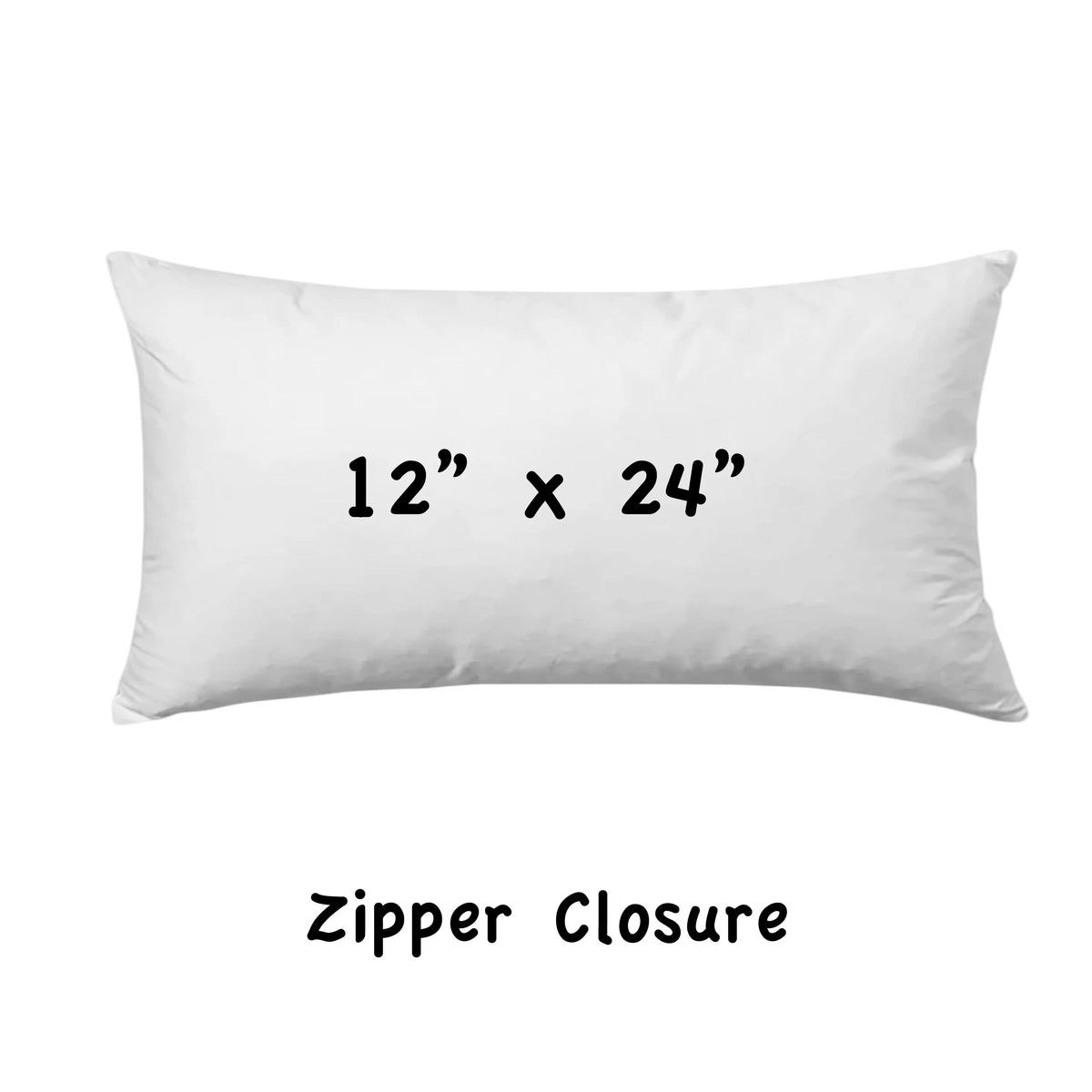 Indoor/Outdoor Soft Pillow with Zipper Cover 12 x 24 C646922