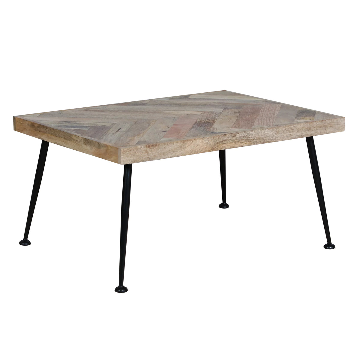 36 Inch Rectangular Mango Wood Coffee Table J6324