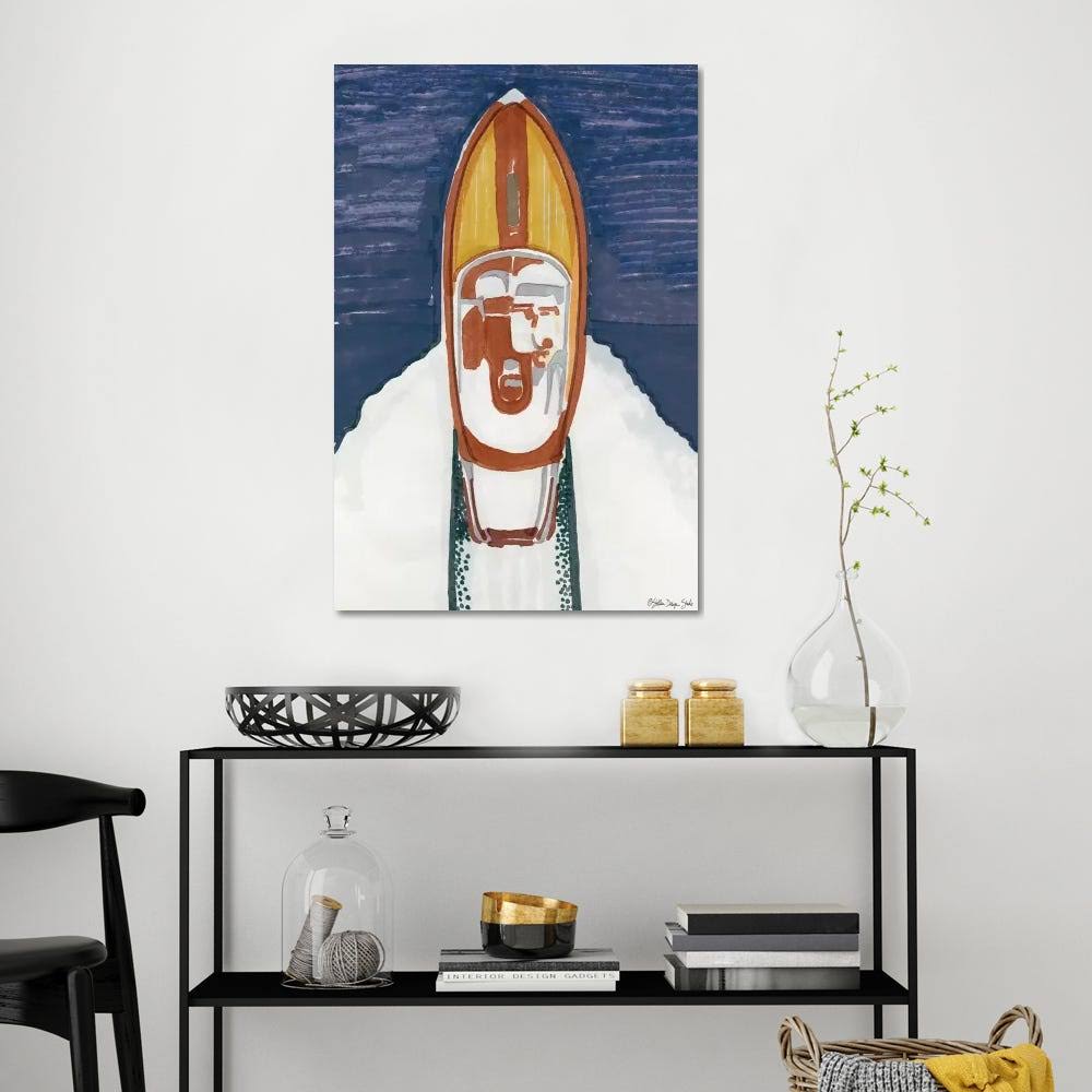 Water Ski Show II Canvas Art Print Z205848