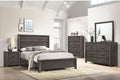 Queen Size 5pc Bedroom Furniture Set with Dresser Mirror Nightstand C1133
