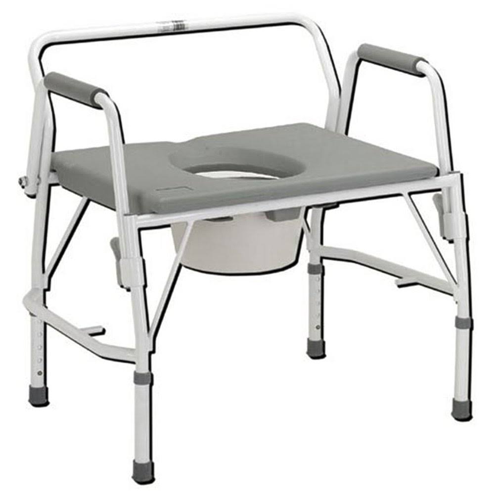 Deluxe Bariatric Drop Arm Commode C305195