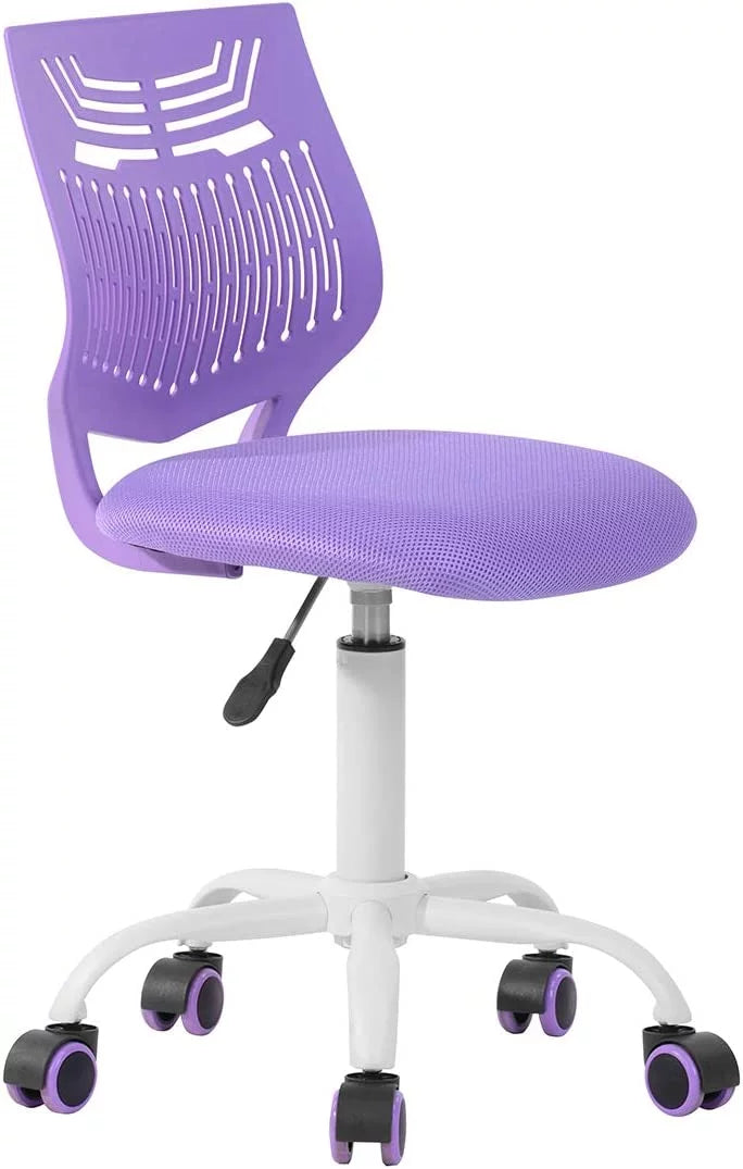 Purple Fabric Task Chair Height Adjustable X80311