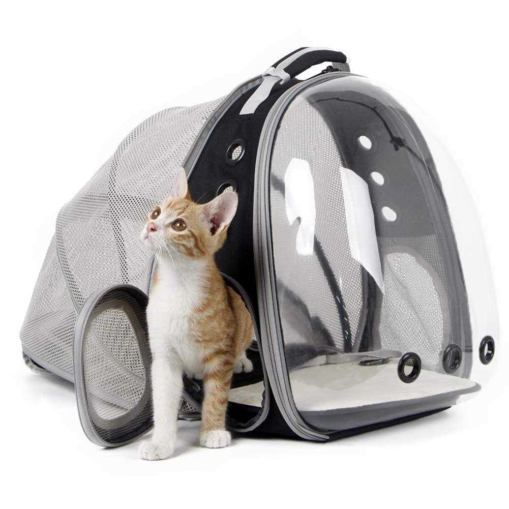 Expandable Cat Backpack Carrier with Bubble Window L2313