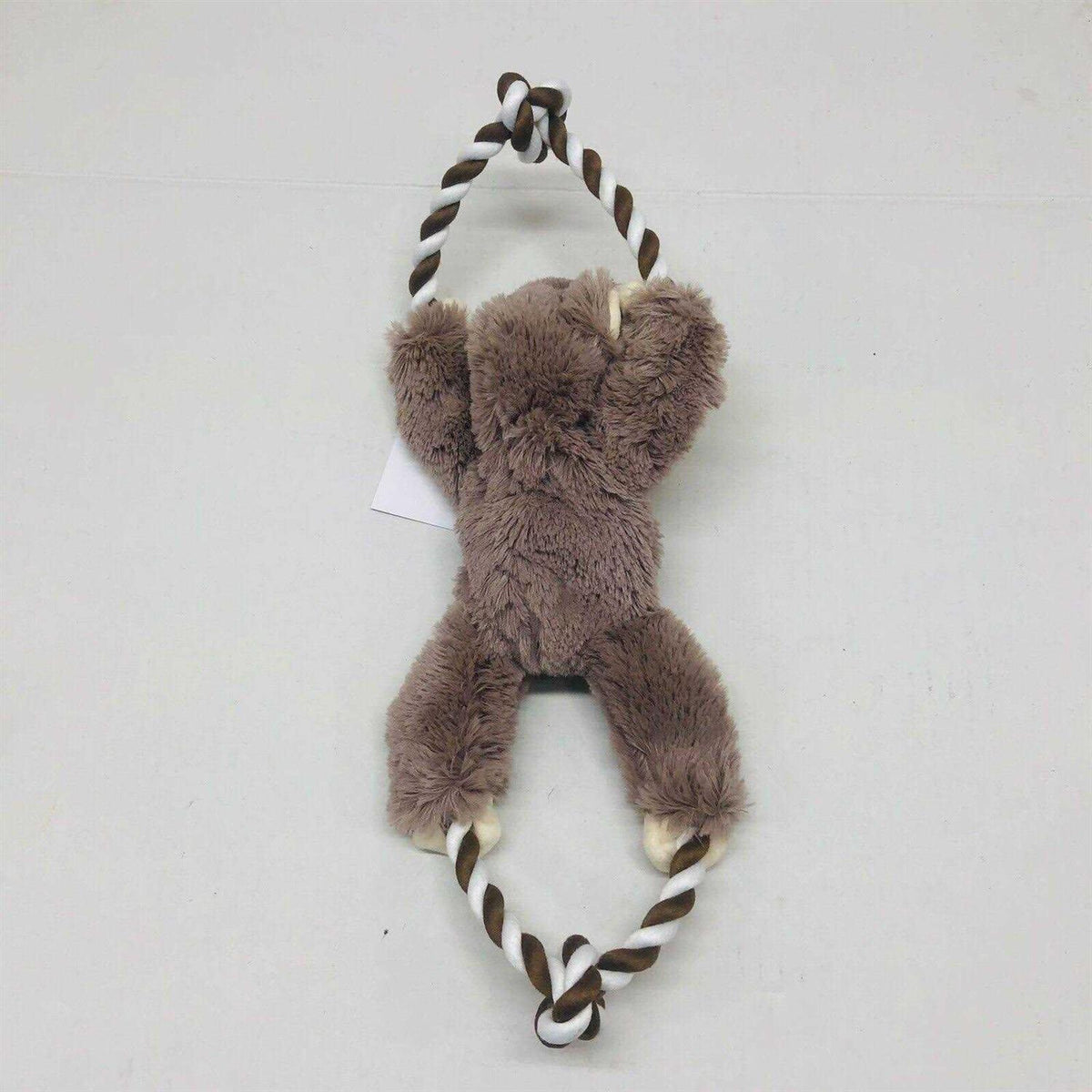 Monkey Plush Rope Squeaky Dog Toy Q871633