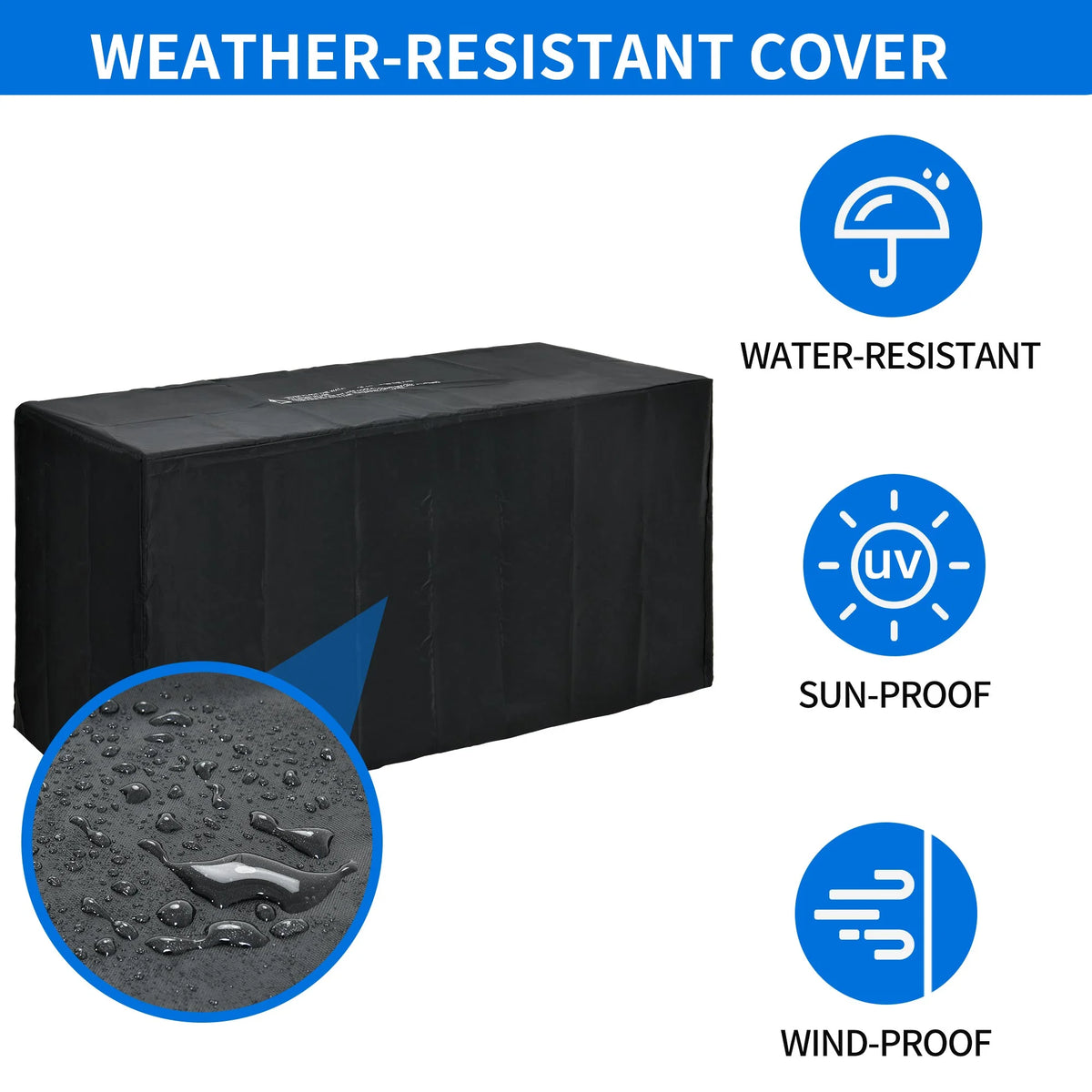 43'' 50,000 BTU Propane Fire Pit Table with Cover K4588