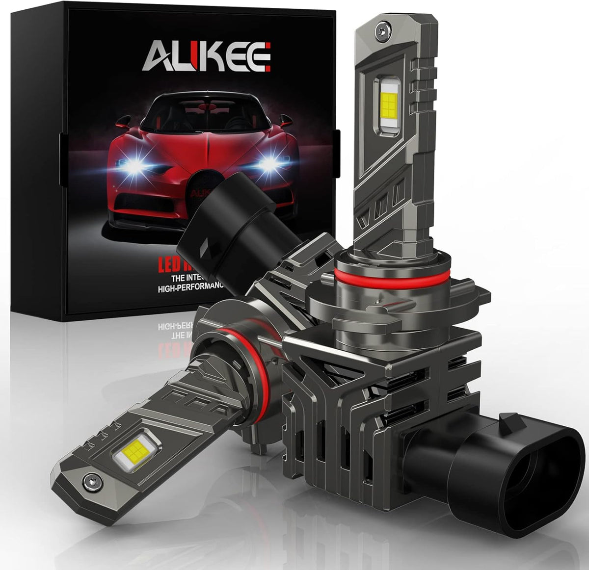 H4 LED Headlight Bulbs 9003 HB2 20000LM 110W 6000K Bright White Pack of 2 E73902