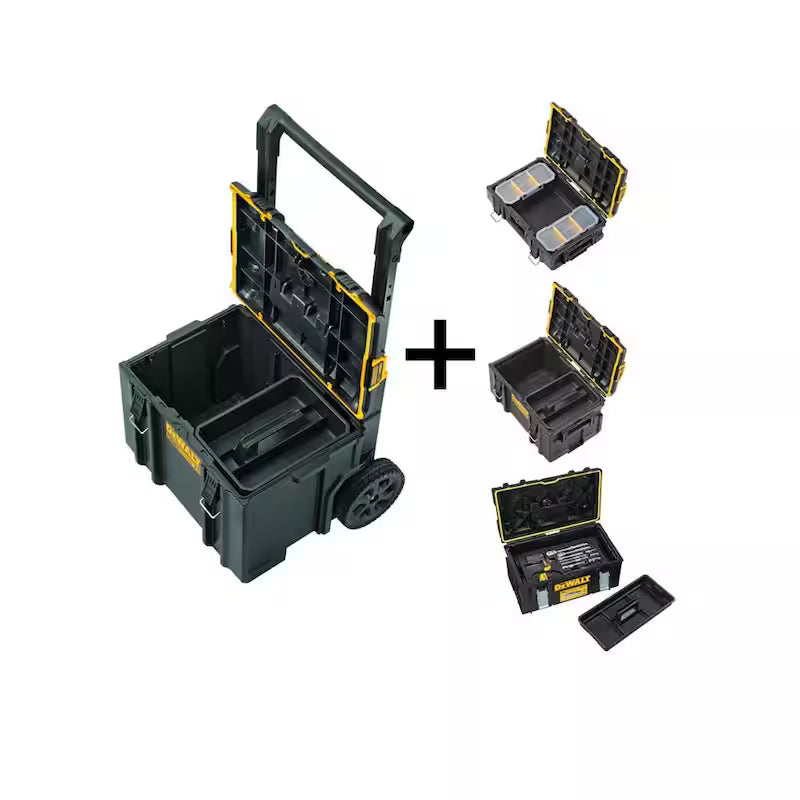 Small Medium Mobile Tool Box and 226 Piece Mechanics Tool Set X780328
