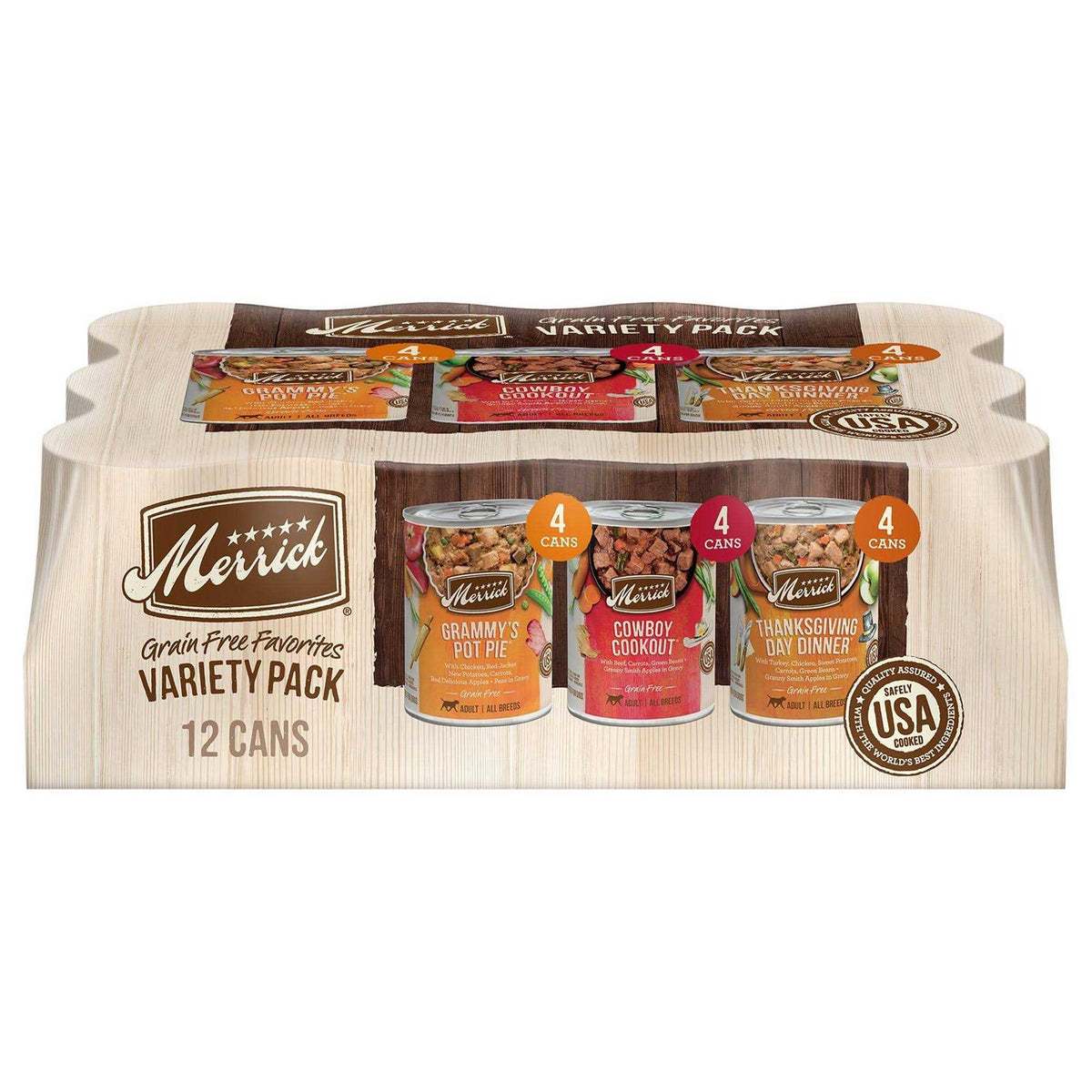 Grain-Free Wet Dog Food Variety Pack W4503
