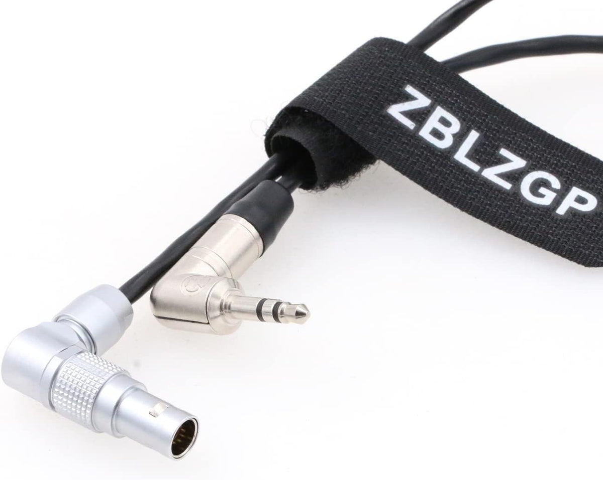 3.5mm TRS to Rotatable 5 Pin Timecode Cable Pack of 2 F906