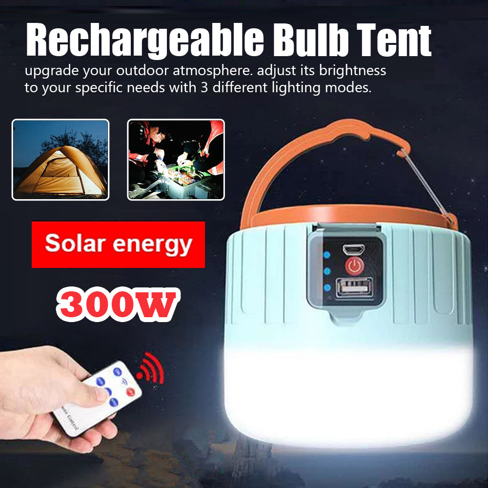 Solar Camping LED Lantern USB Rechargeable X3272