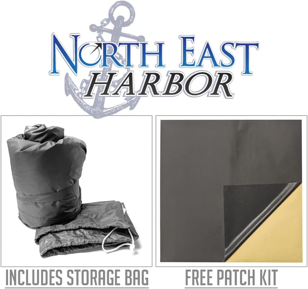 Waterproof Folding Camping Travel Trailer Storage Cover, 300D Polyester Fabric, Gray P68414