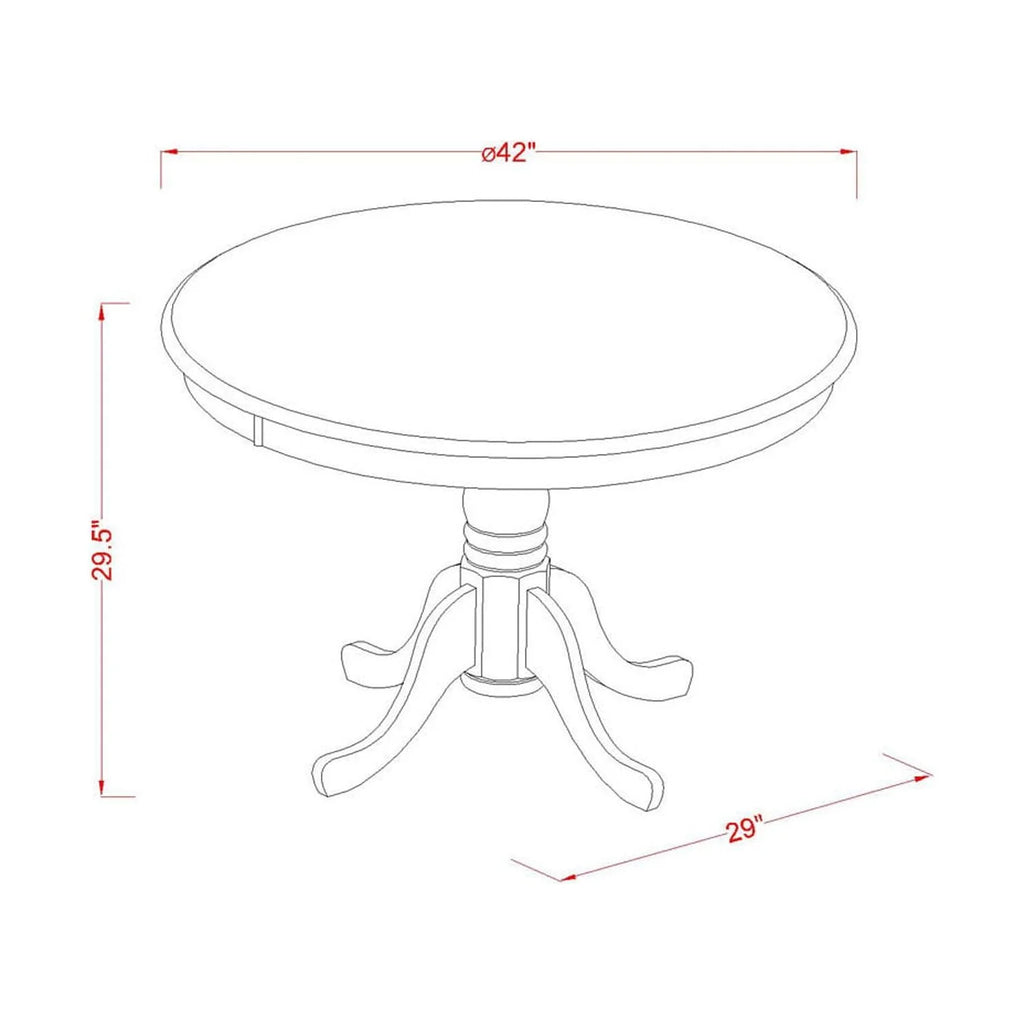 Round Small Table and Dinette Chairs K764282